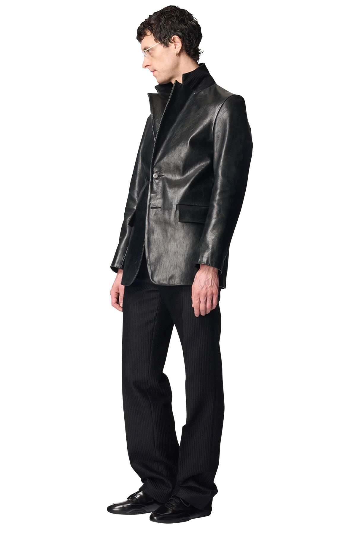 NUR TAILORED JACKET / HORSE LEATHER