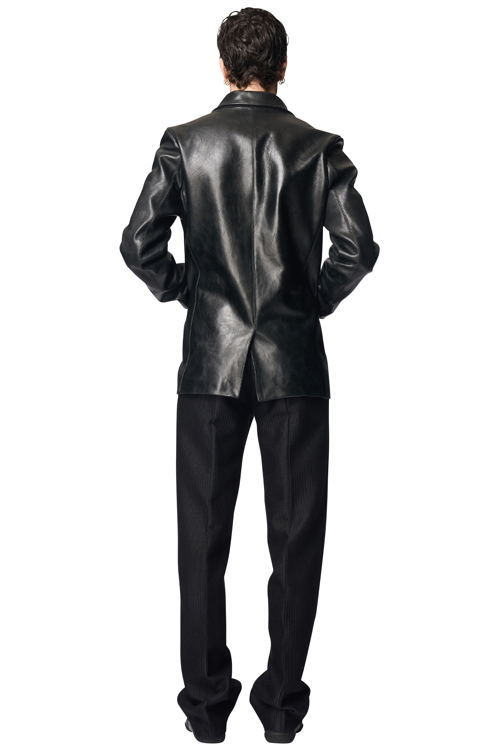 NUR TAILORED JACKET / HORSE LEATHER