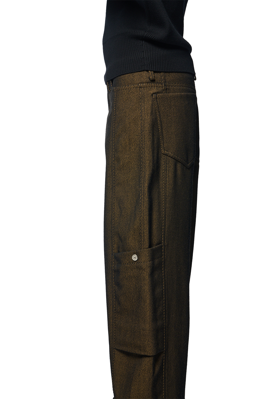 PANELLED BONTAN TROUSERS / YELLOW TWILL