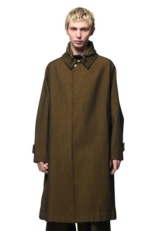 BALMACAAN COAT / YELLOW TWILL