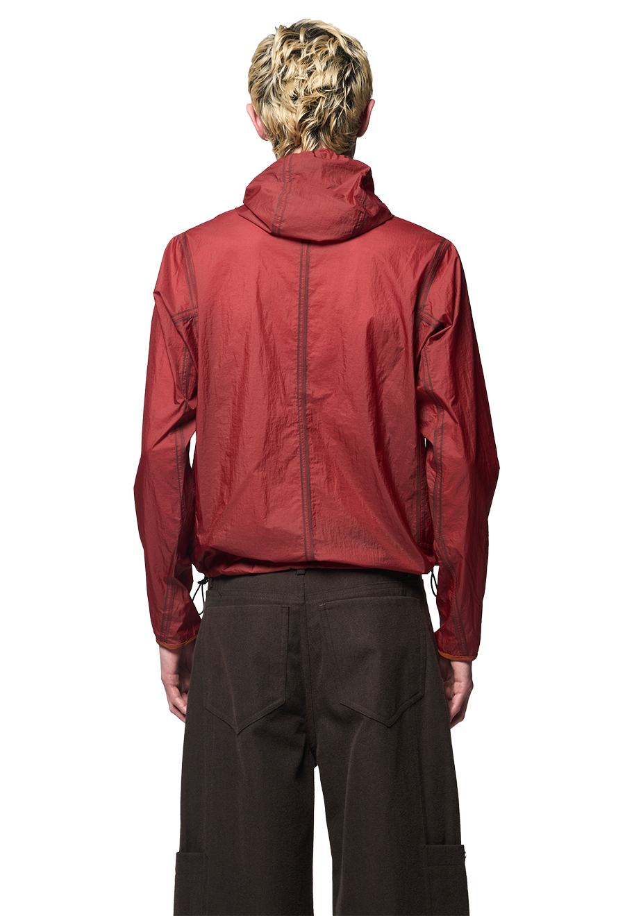 ERUPT PARKA / DARK RED MICRO RIPSTOP