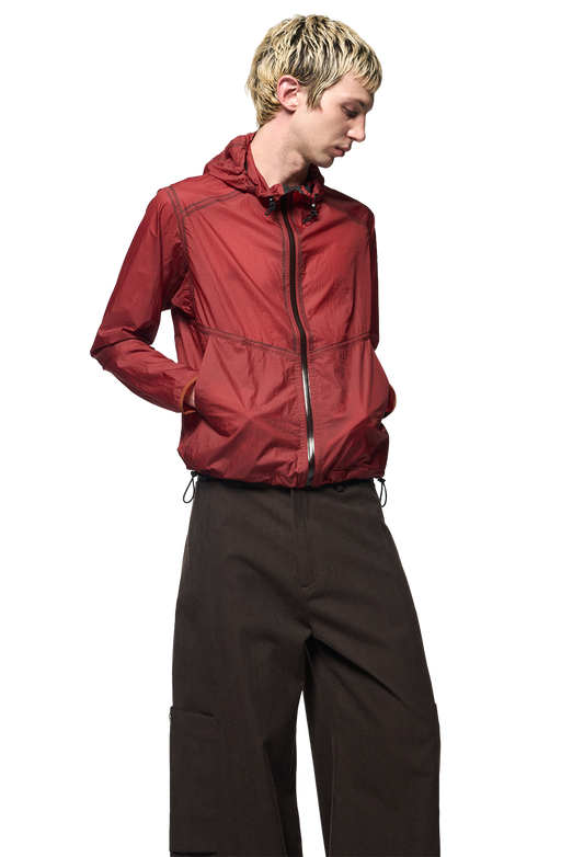 ERUPT PARKA / DARK RED MICRO RIPSTOP