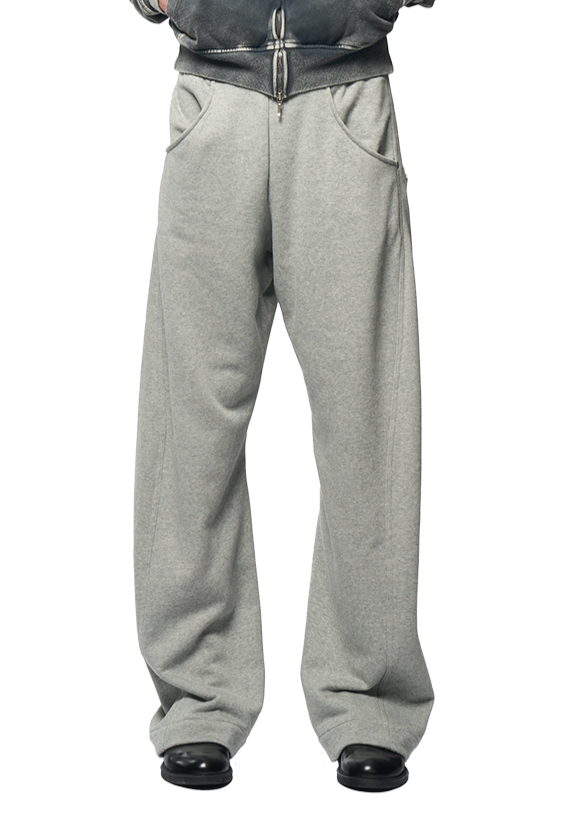 TWISTED LOUNGE PANTS / GREY MOKU