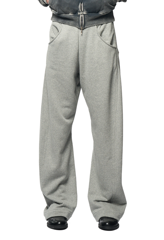 TWISTED LOUNGE PANTS / GREY MOKU