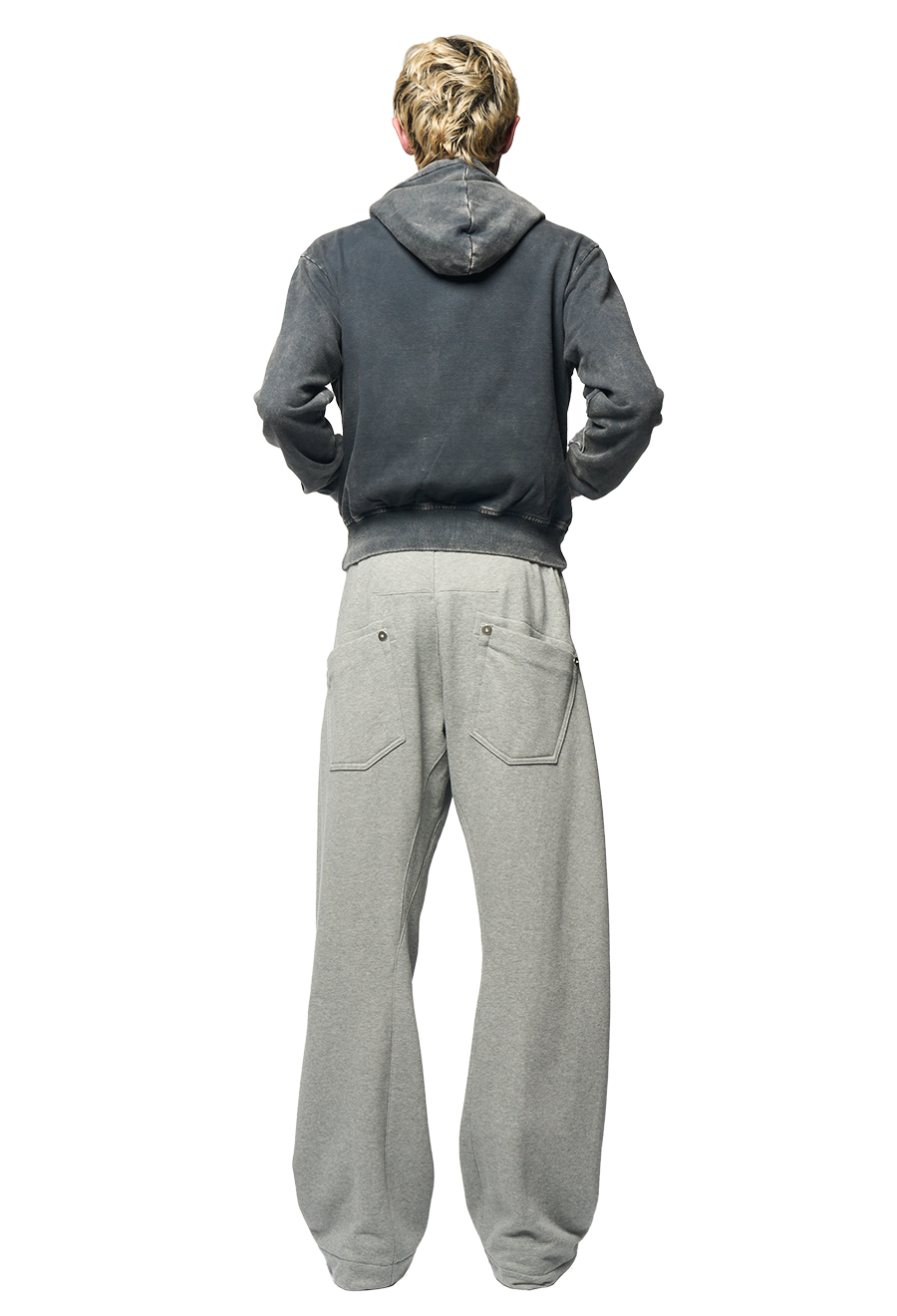 TWISTED LOUNGE PANTS / GREY MOKU