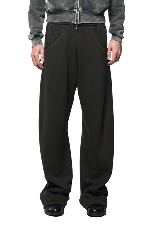 TWISTED LOUNGE PANTS  / DARK BROWN