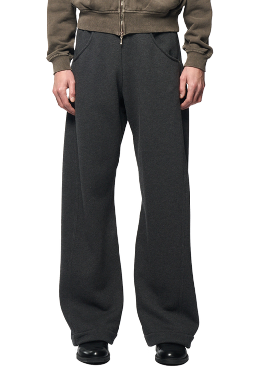 TWISTED LOUNGE PANTS / CHARCOAL MOKU