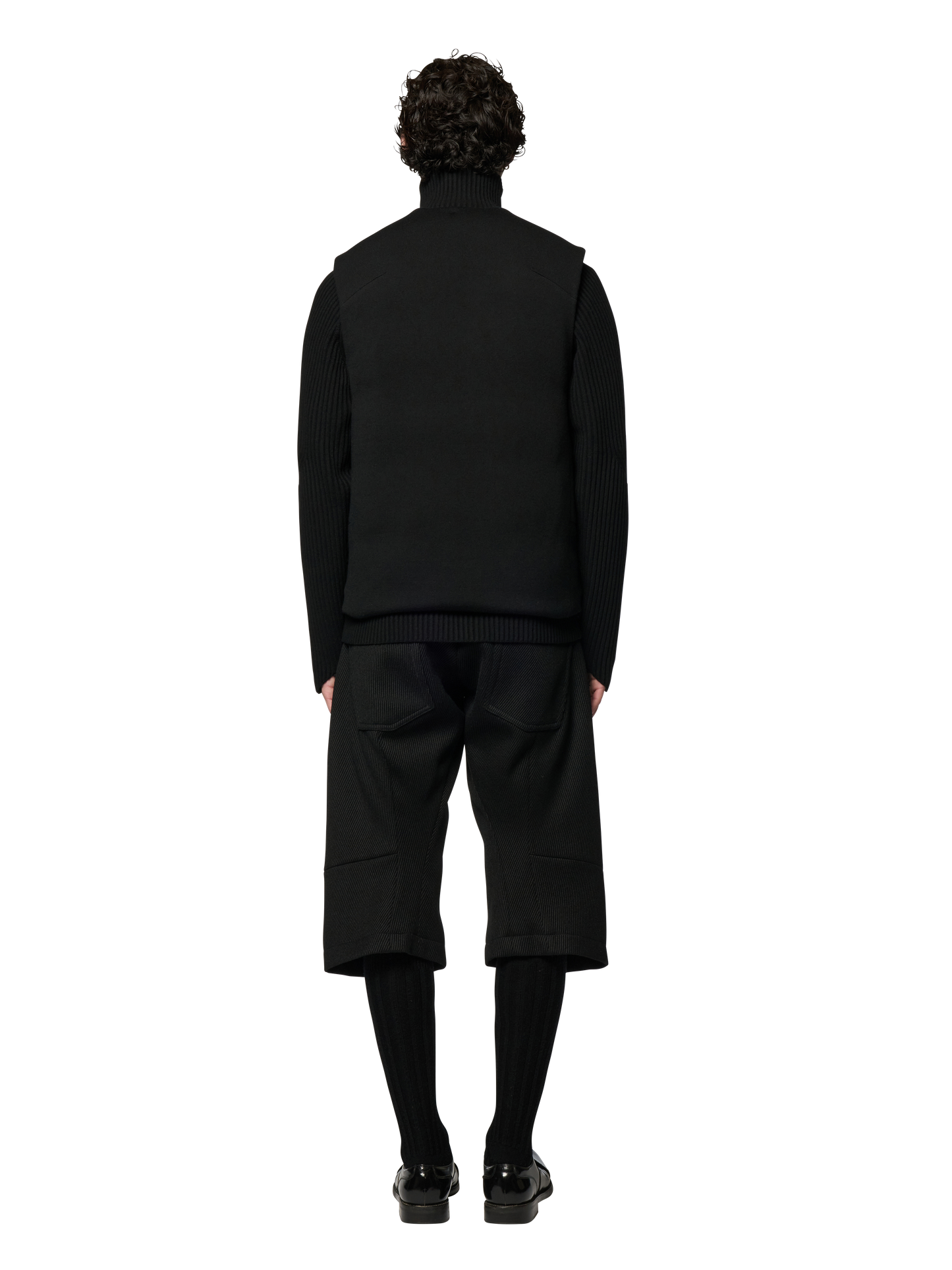 UMAR PUFFER GILET / ULTRA FINE MERINO WOOL + PUFFER