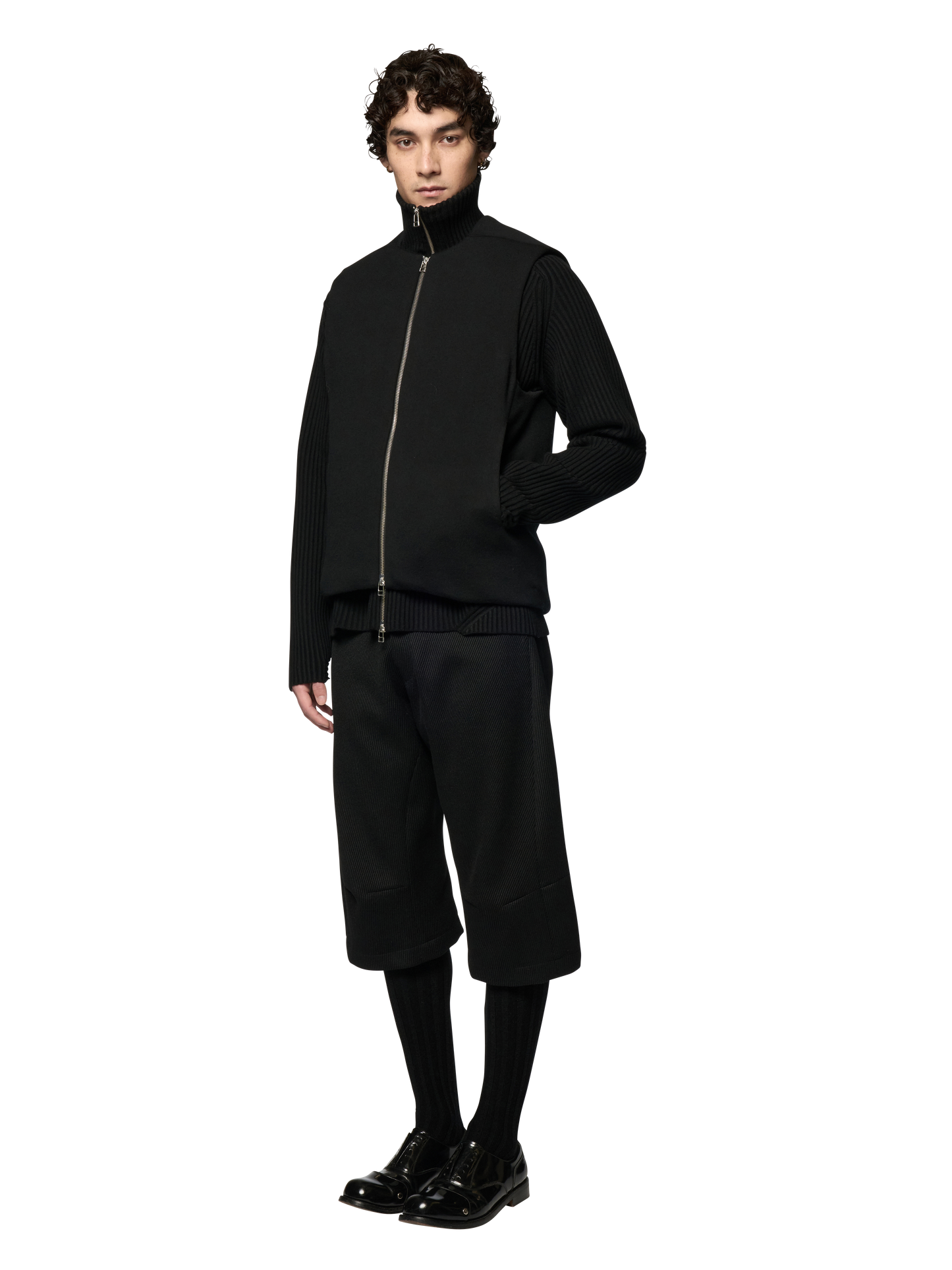 UMAR PUFFER GILET / ULTRA FINE MERINO WOOL + PUFFER