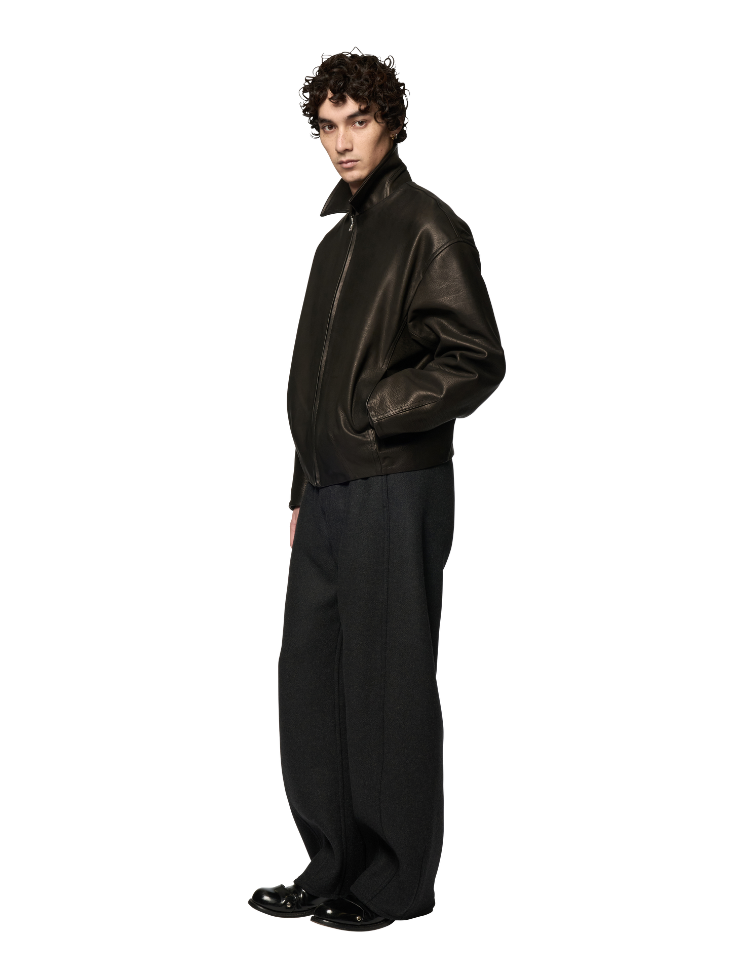 BUD BLOUSON / BABY CALF LEATHER