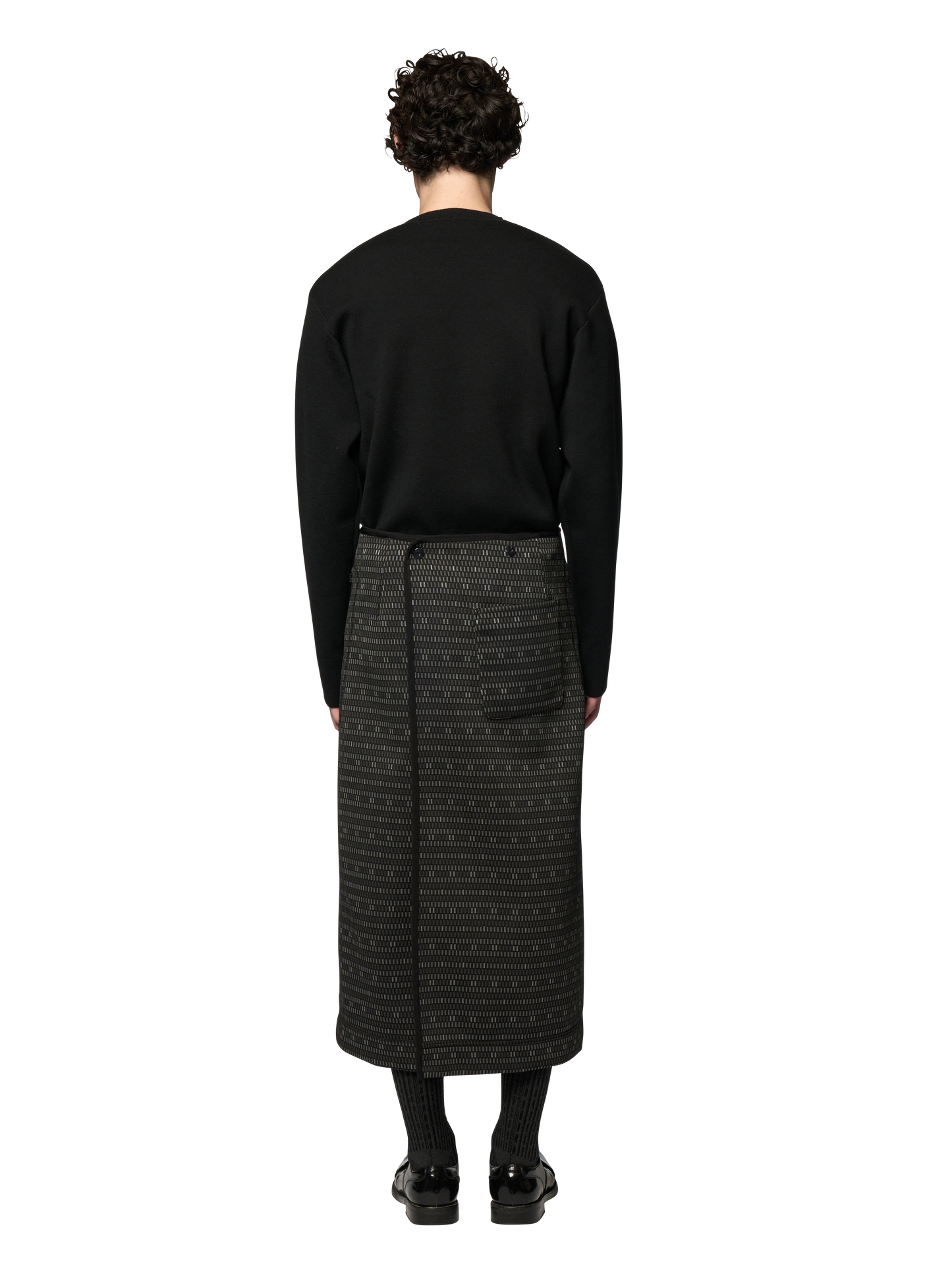LONG SKIRT / HONEYCOMB JACQUARD