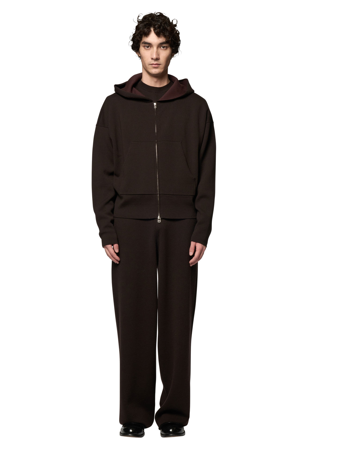 ORDO KNITTED PARKA / ULTRA FINE MERINO WOOL