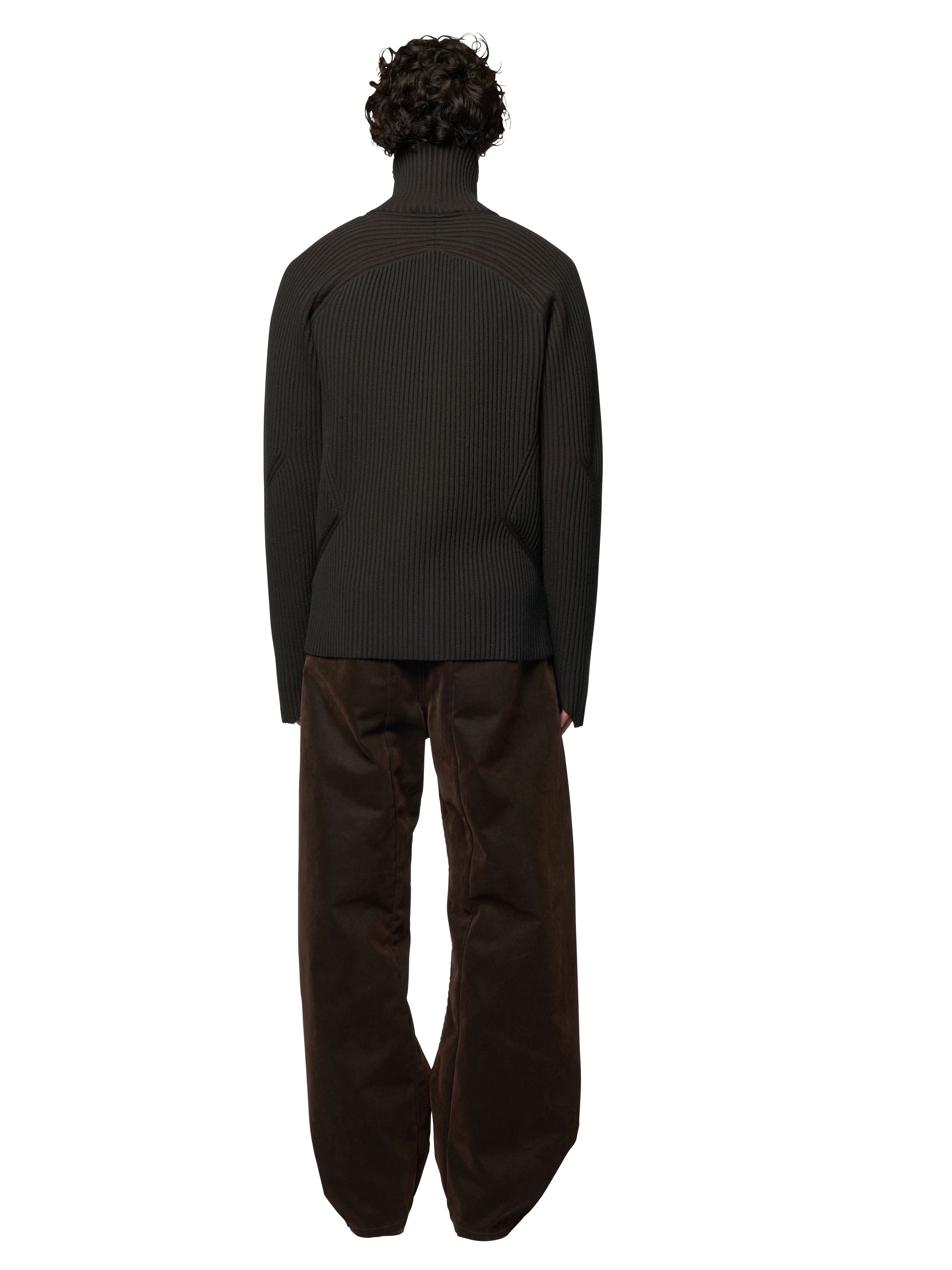 ARTICULATED DRIVERS KNIT SWEATER / ULTRA FINE MERINO WOOL