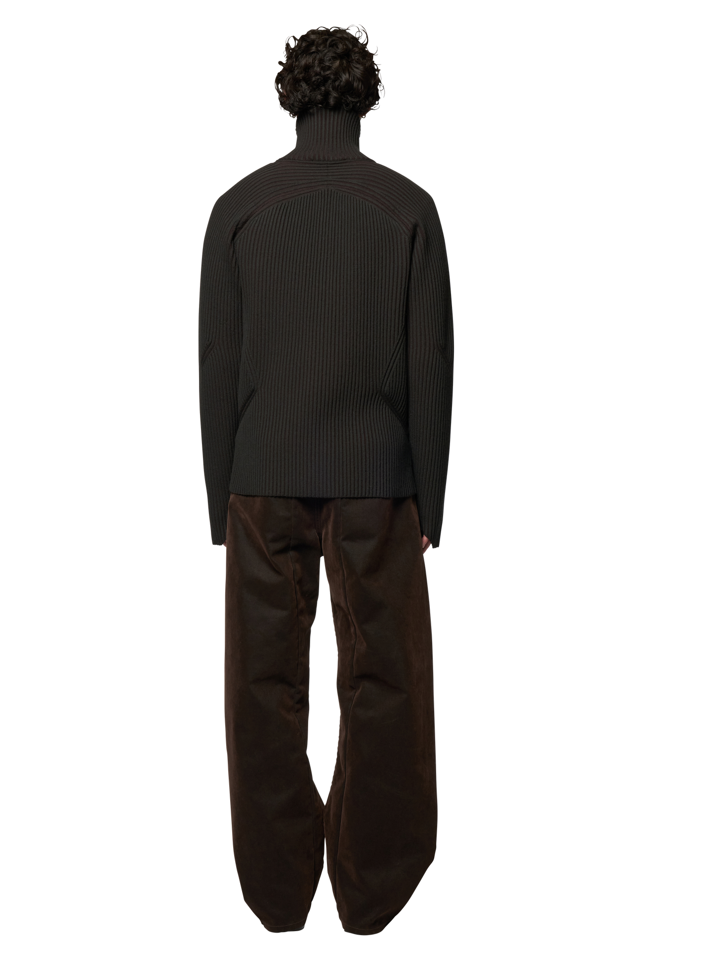 ARTICULATED DRIVERS KNIT SWEATER / ULTRA FINE MERINO WOOL