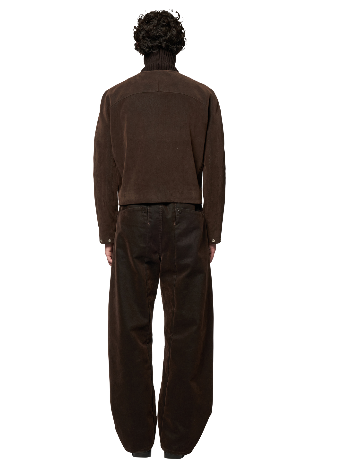 PILOT BLOUSON / FLOCKED DENIM