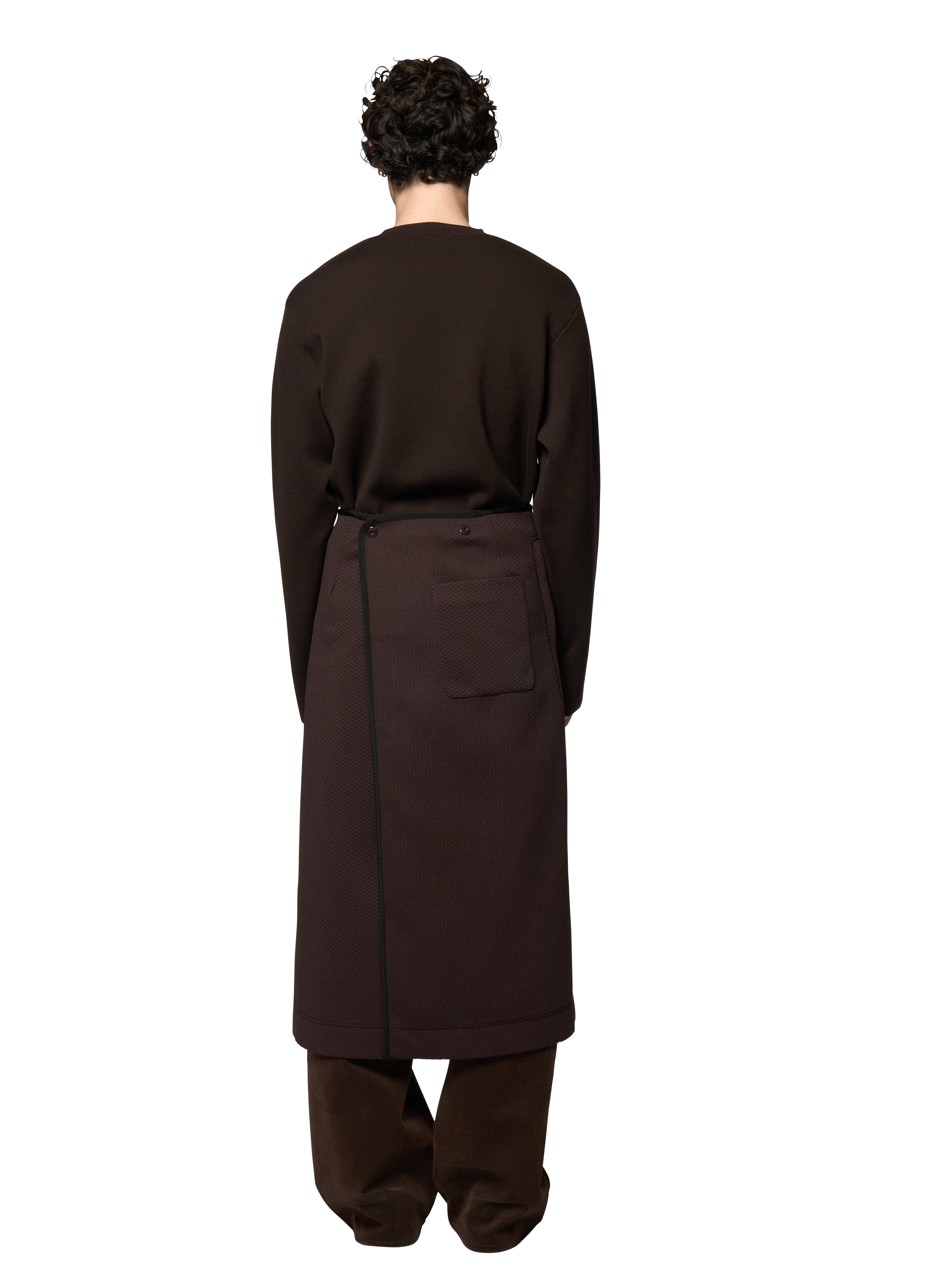 LONG SKIRT / BLISTER JACQUARD