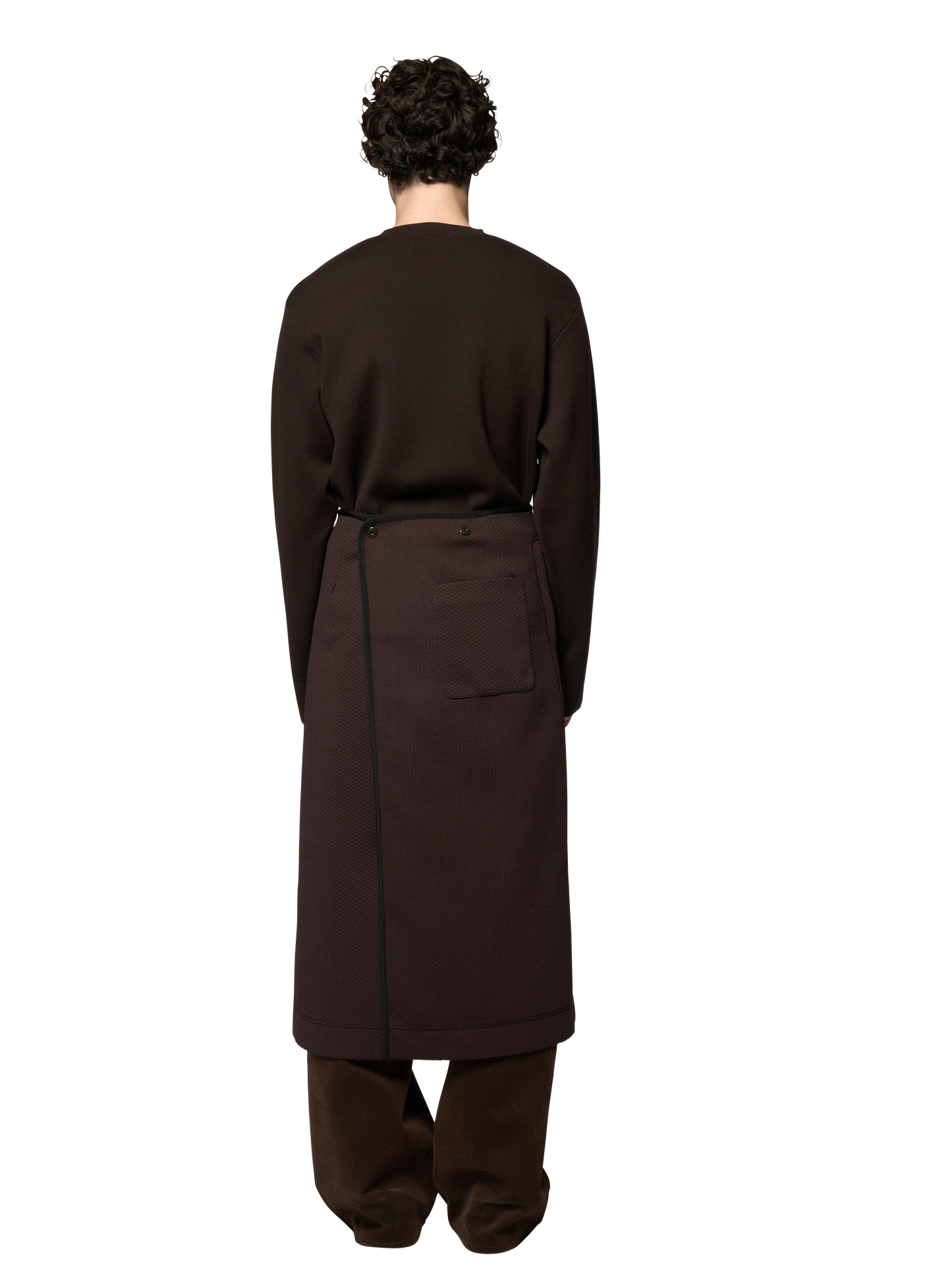 LONG SKIRT / BLISTER JACQUARD