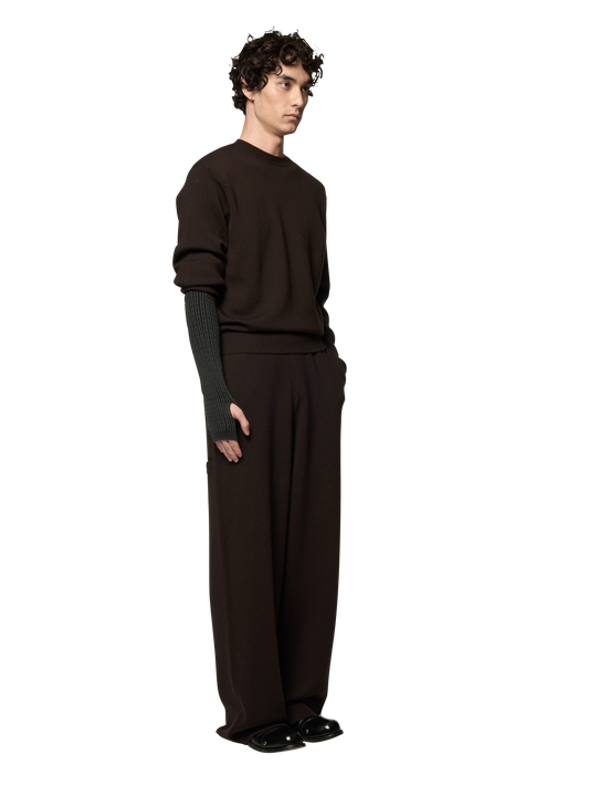 SLANTED ARM WARMER / ULTRA FINE MERINO WOOL