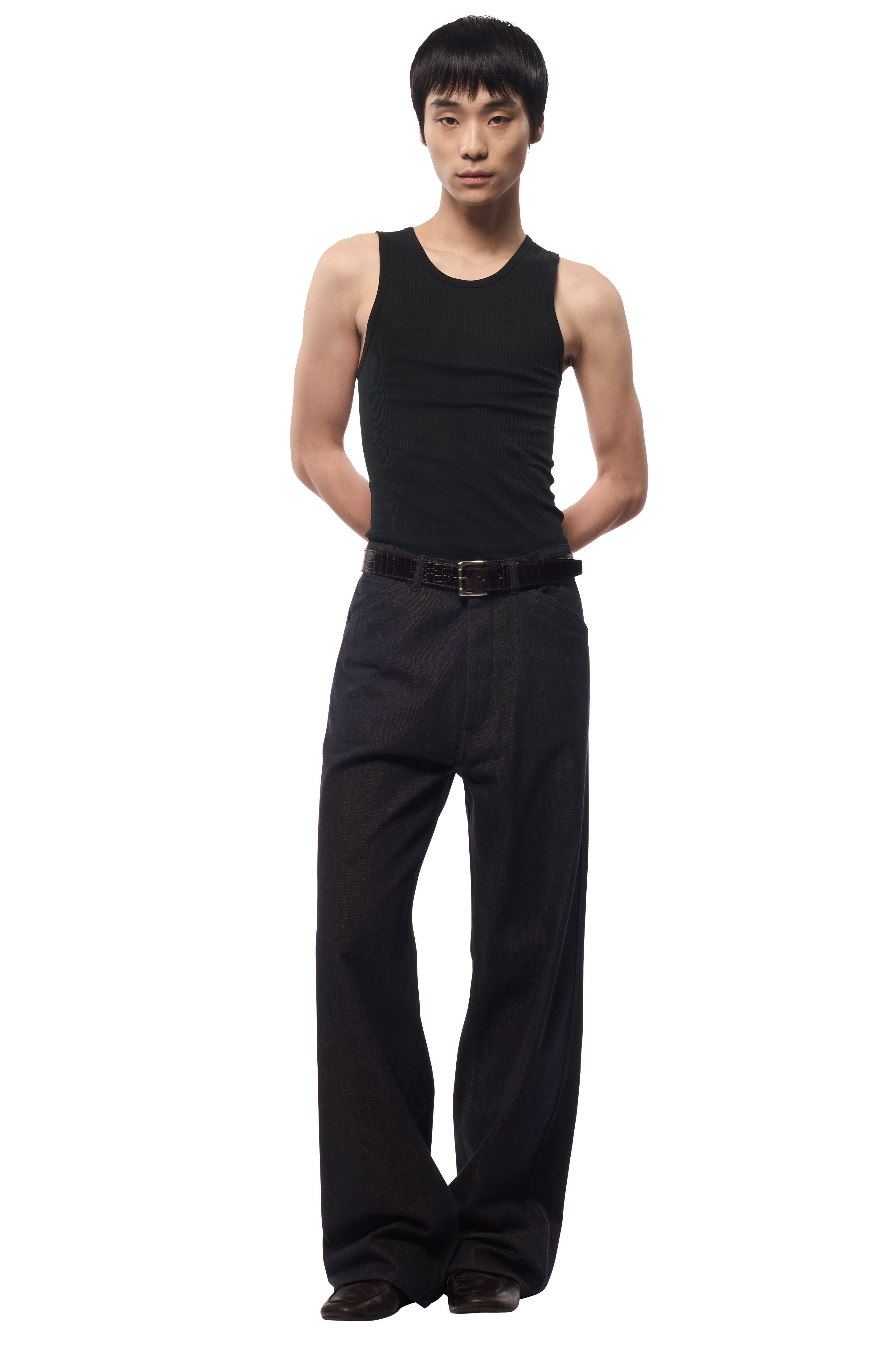 5 PKT TROUSERS / CASHMERE COTTON DENIM