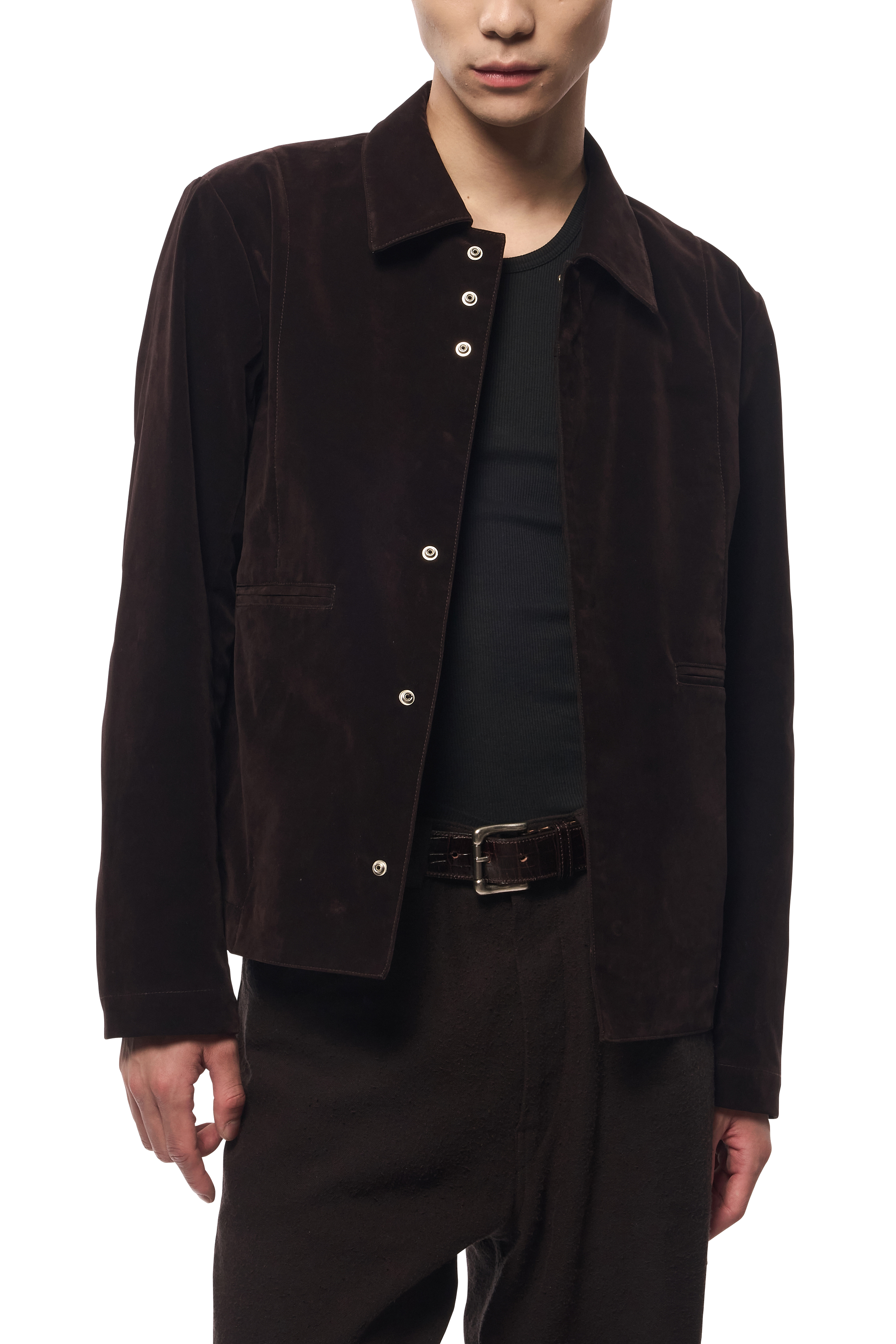 FRANCIS BLOUSON / FLOCKED DENIM