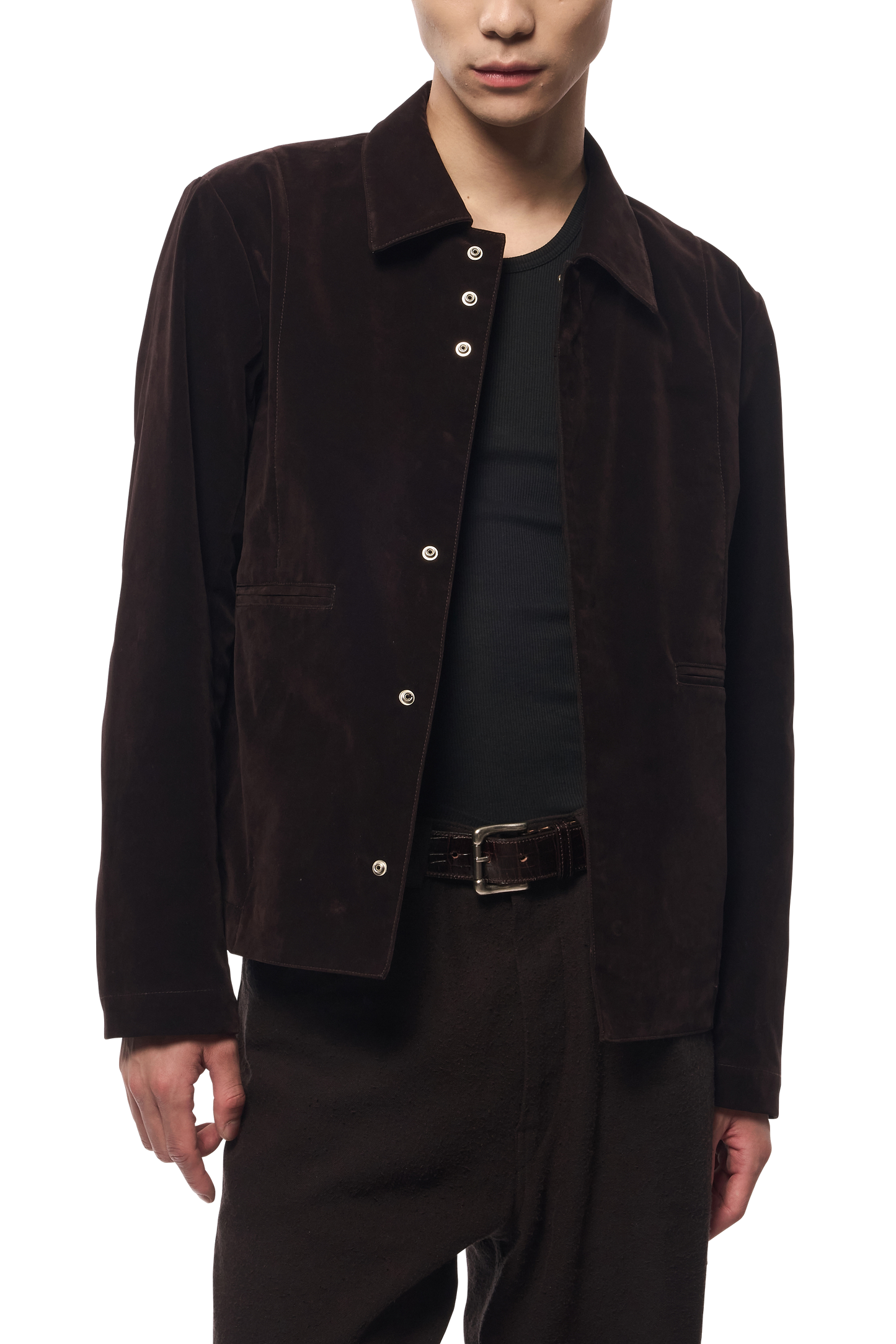 FRANCIS BLOUSON / FLOCKED DENIM