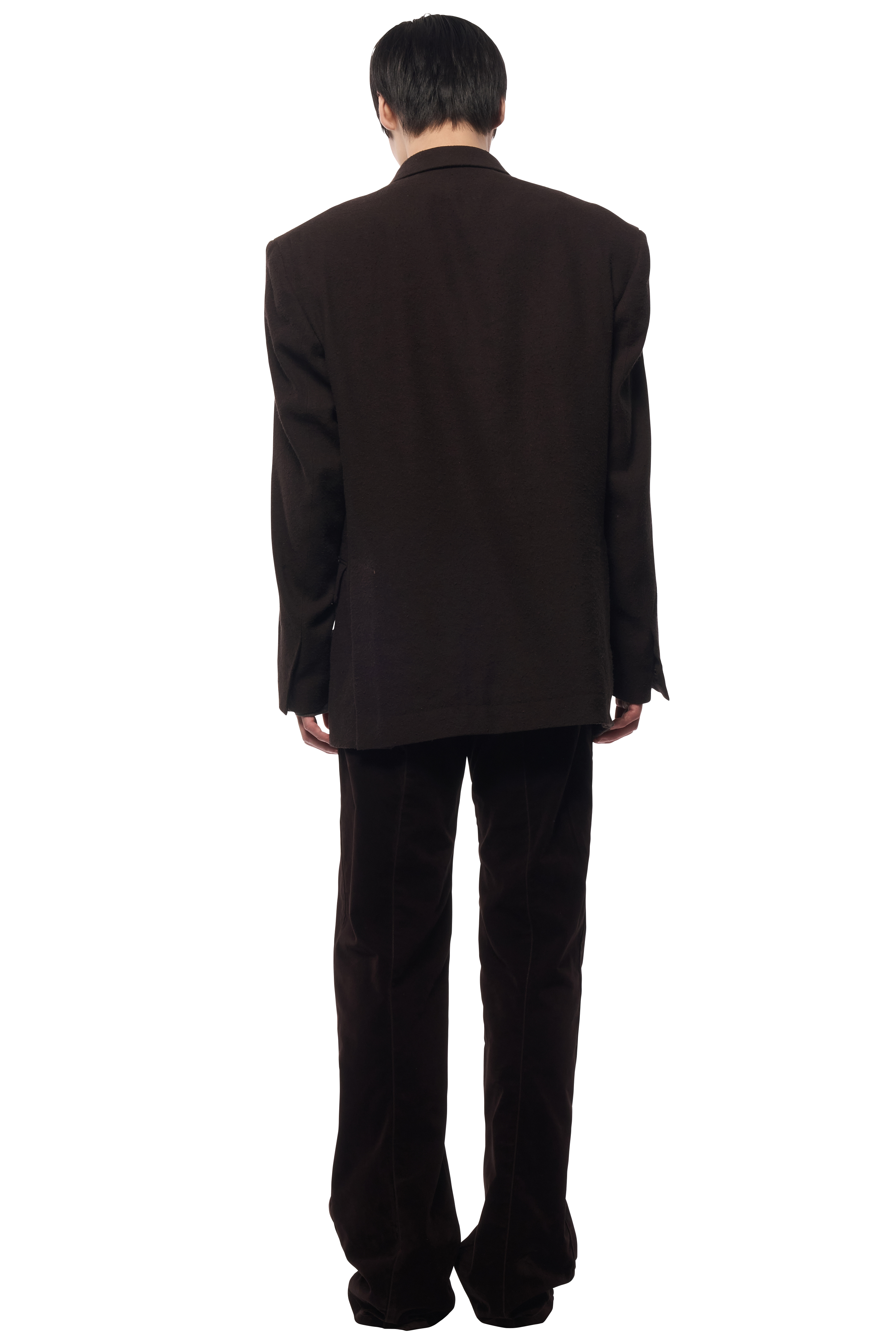 DOUBLE TAILORED JACKET / SILK LINEN