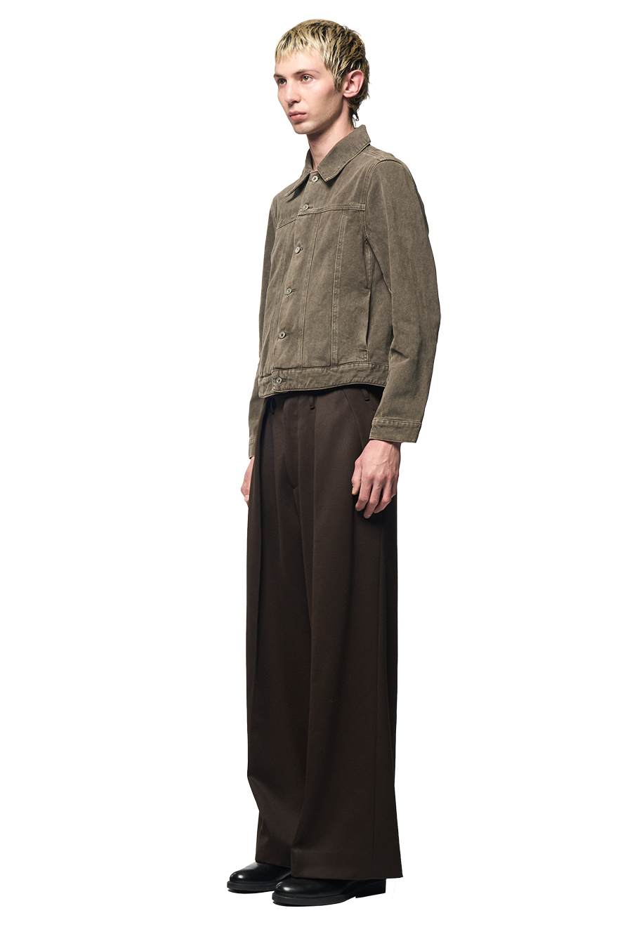 REICH PLEATED TROUSERS / HEAVY TUXEDO