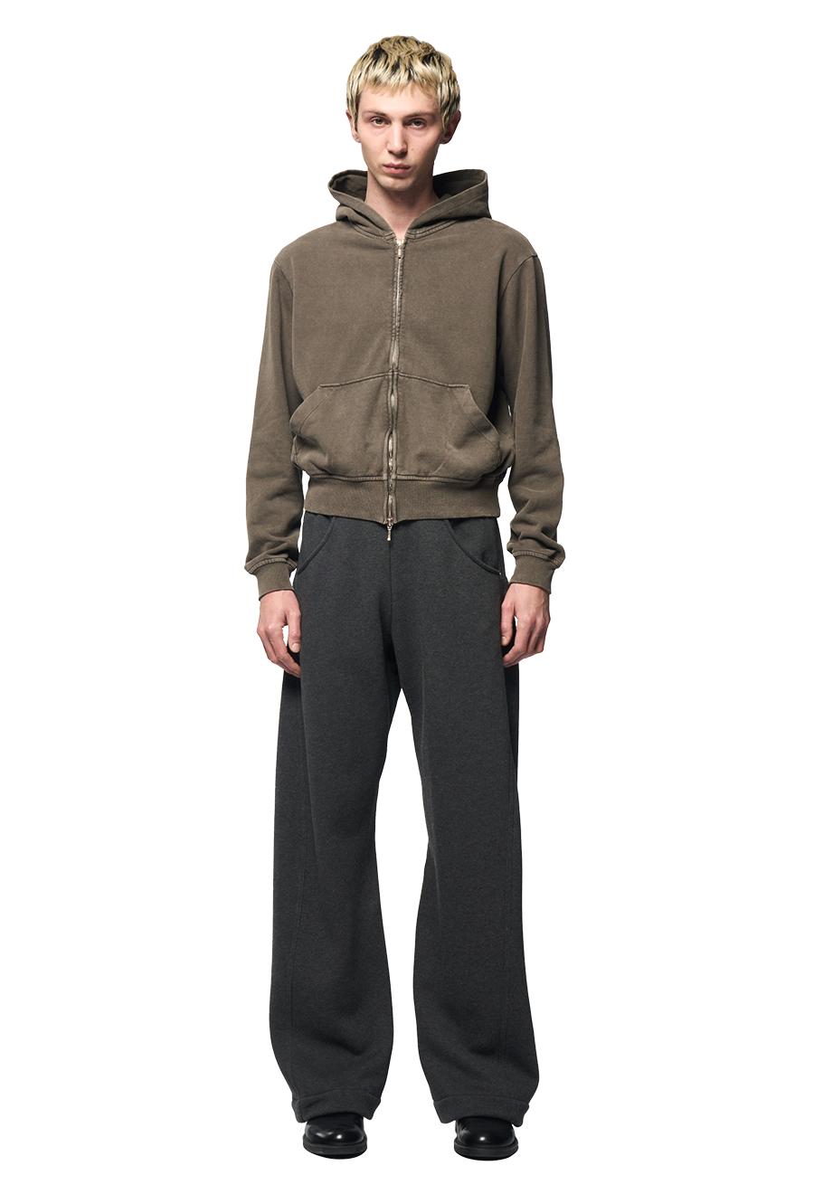 TWISTED LOUNGE PANTS / CHARCOAL MOKU