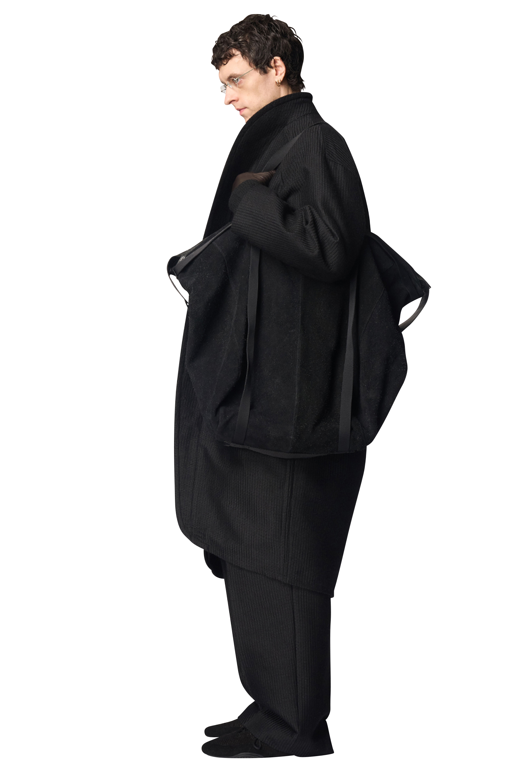 PARACHUTE BAG / ANGORA SUEDE