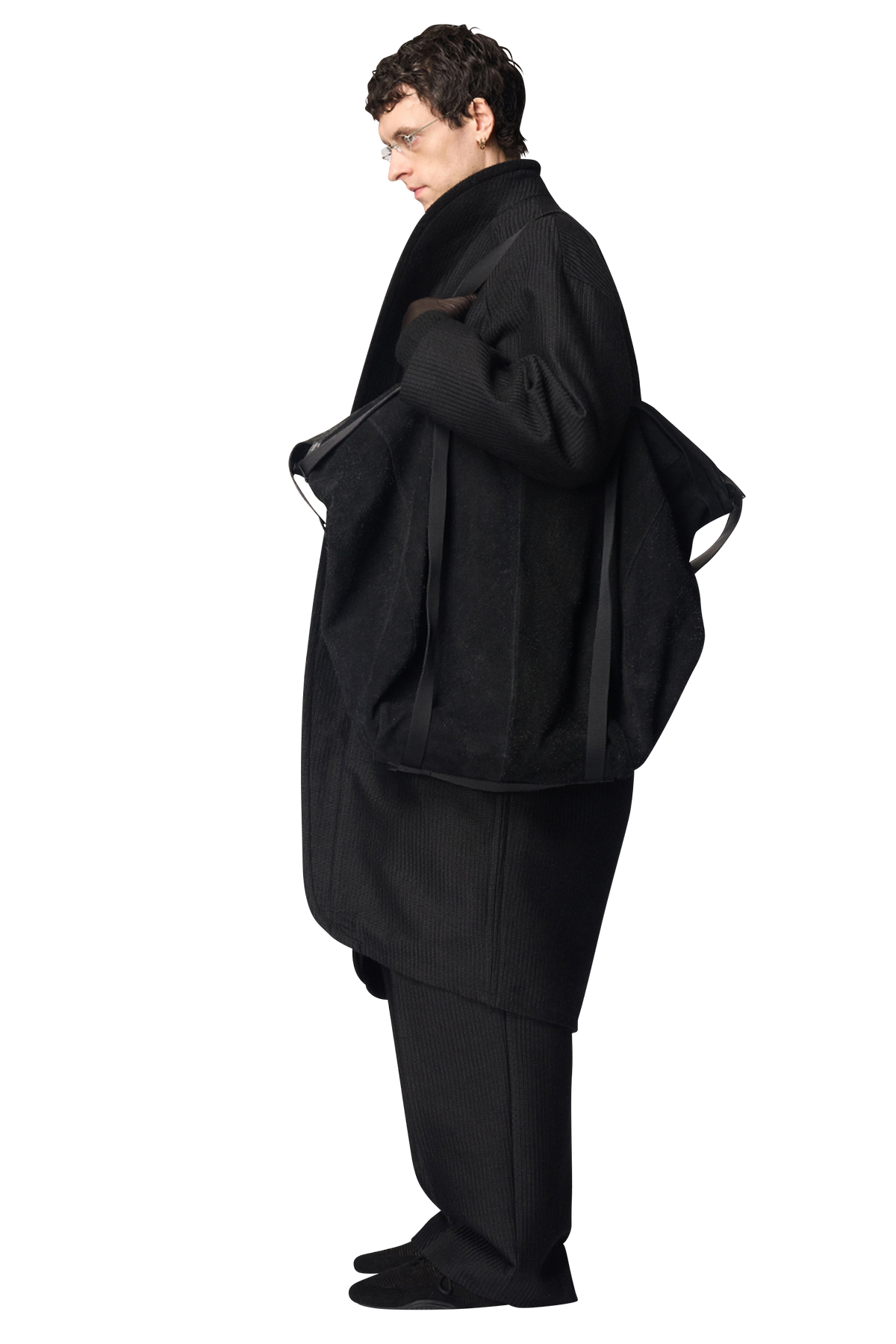 PARACHUTE BAG / ANGORA SUEDE
