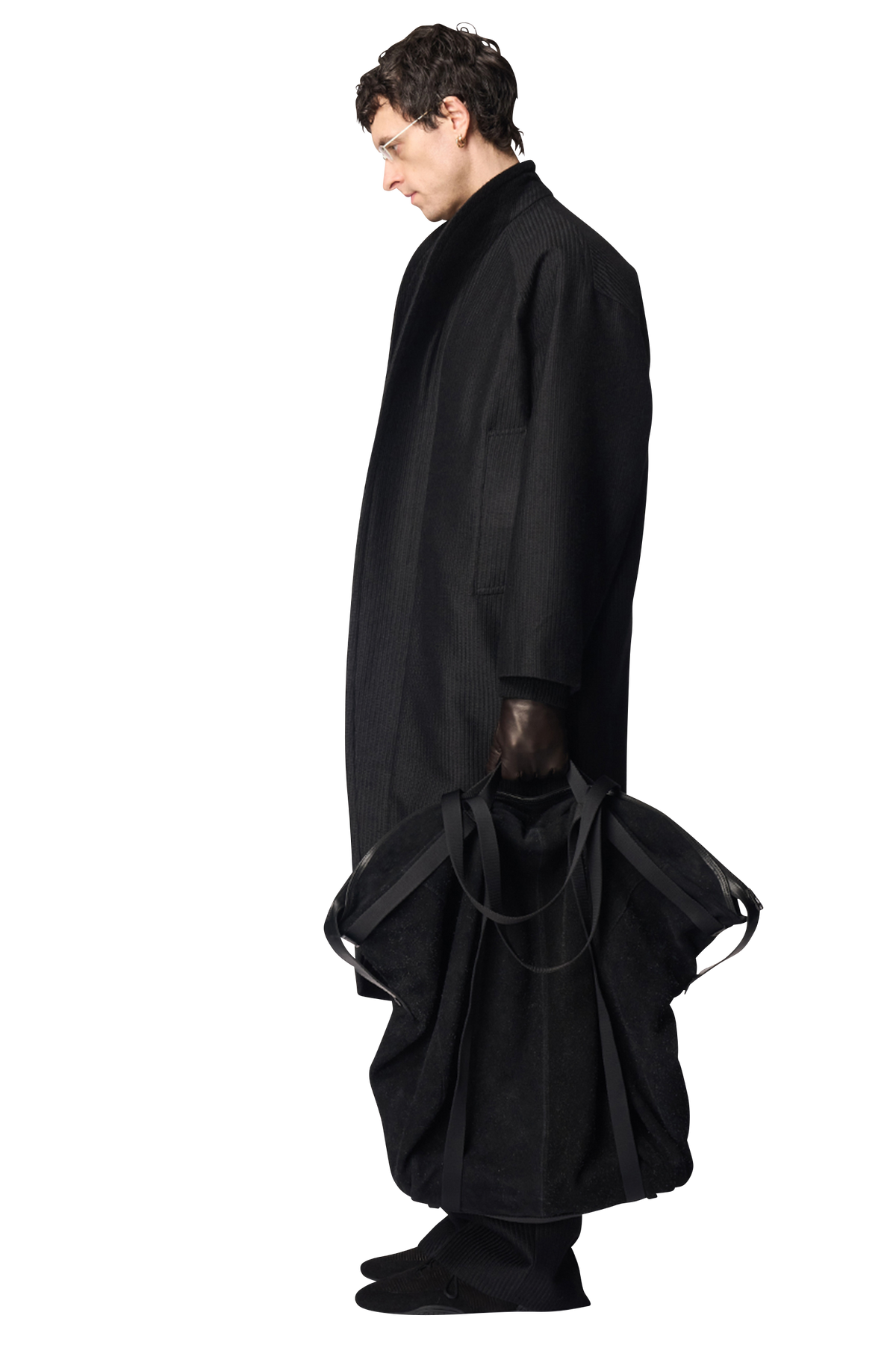 PARACHUTE BAG / ANGORA SUEDE
