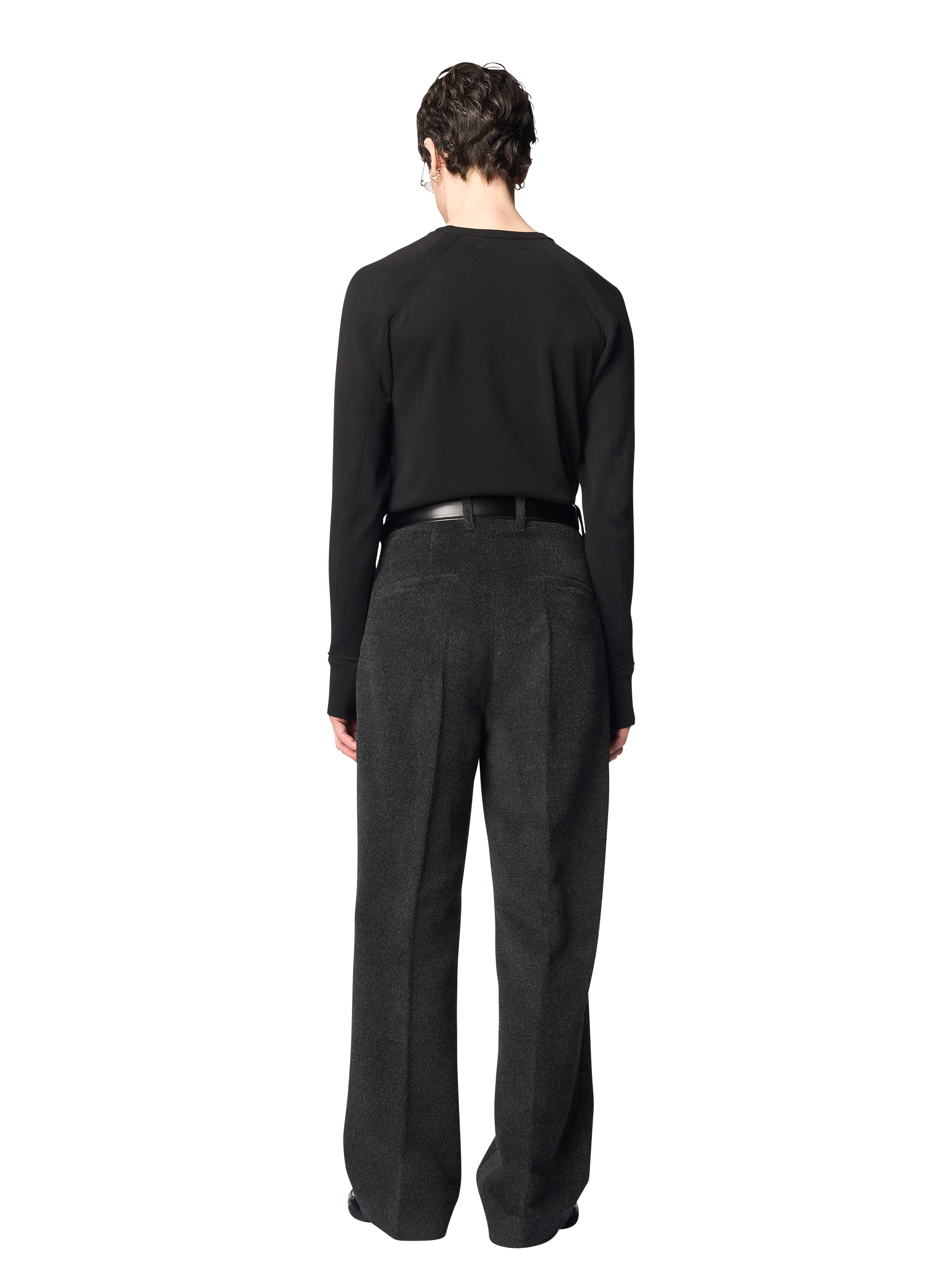 PAWSON TUCK TROUSERS / SHAGGY ALPACA WOOL
