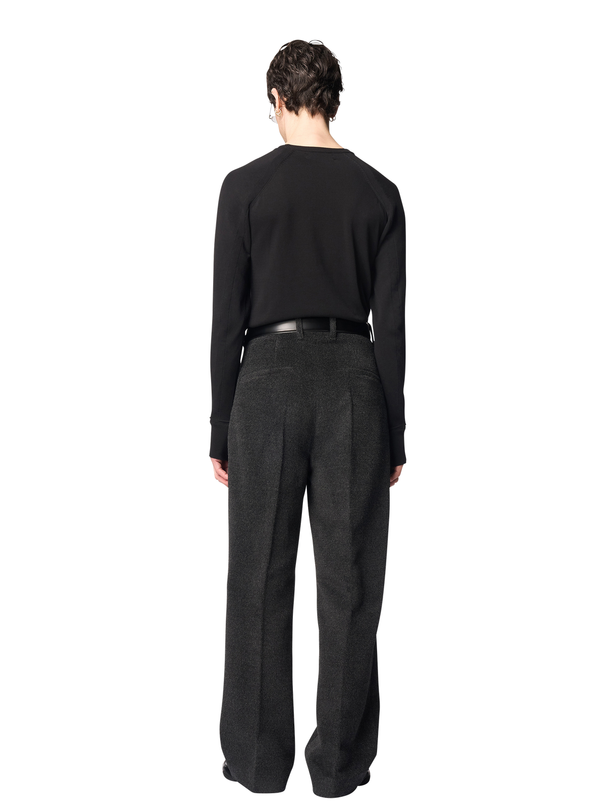PAWSON TUCK TROUSERS / SHAGGY ALPACA WOOL