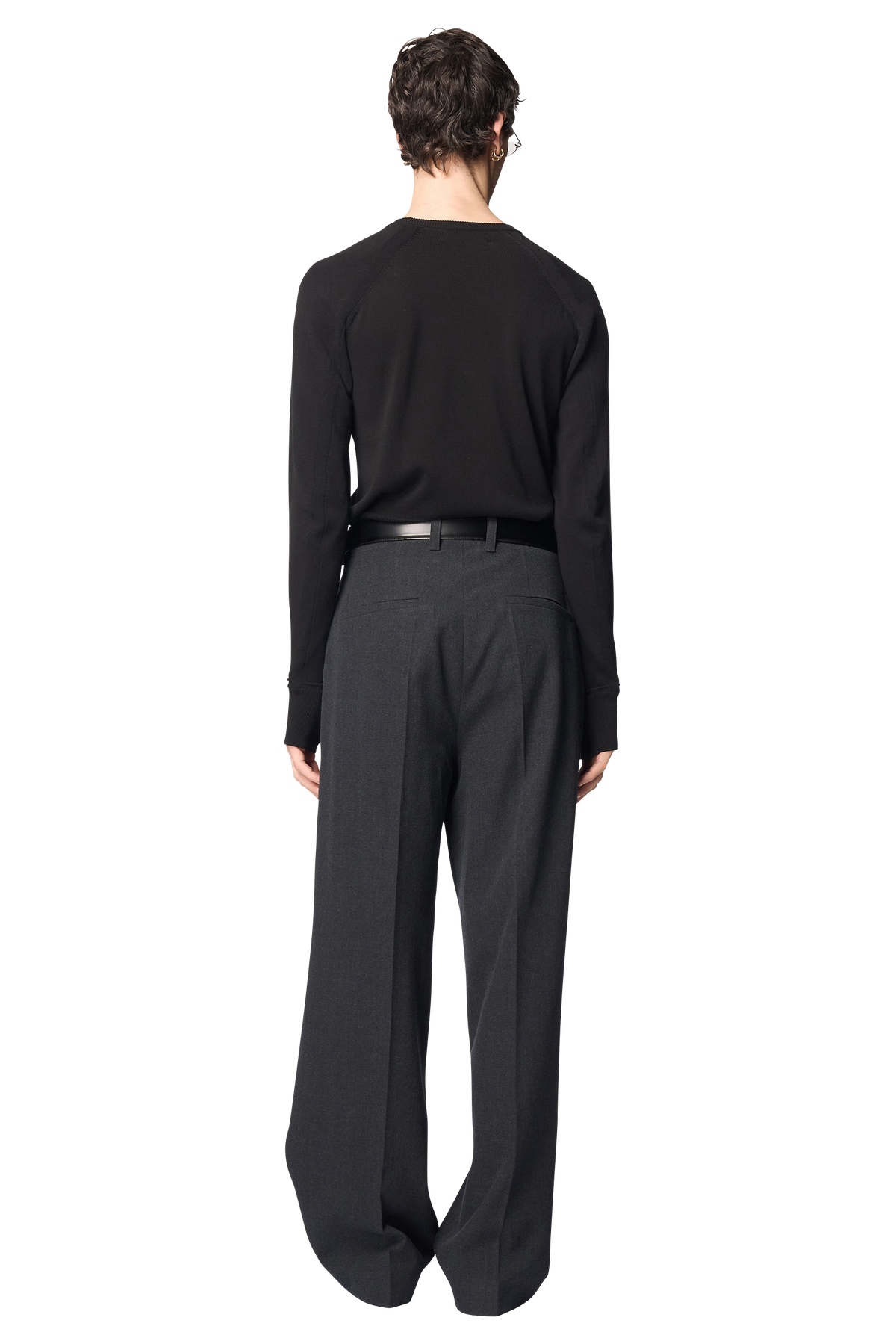 PAWSON TUCK TROUSERS / WOOL GABARDINE
