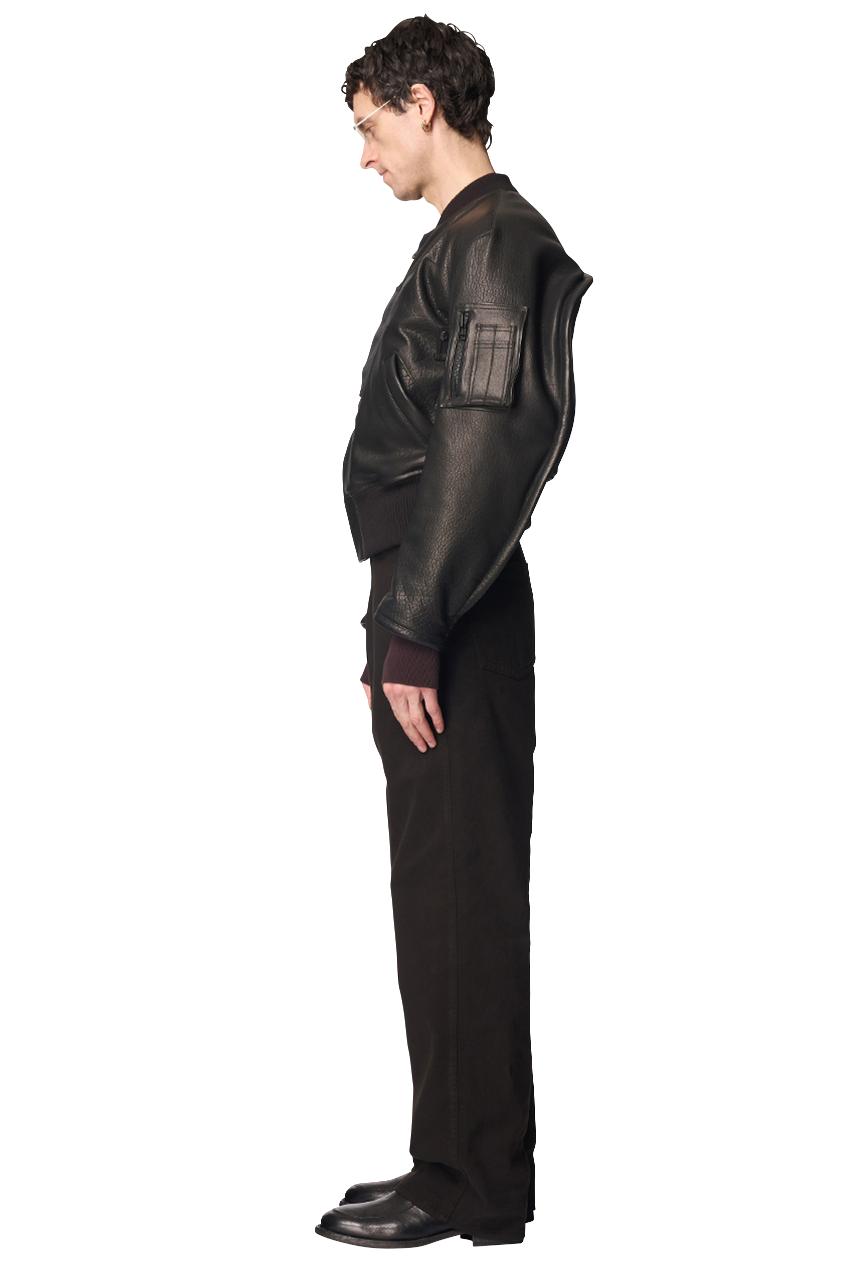 TORQUED FLIGHT JACKET / BUFFALO LEATHER