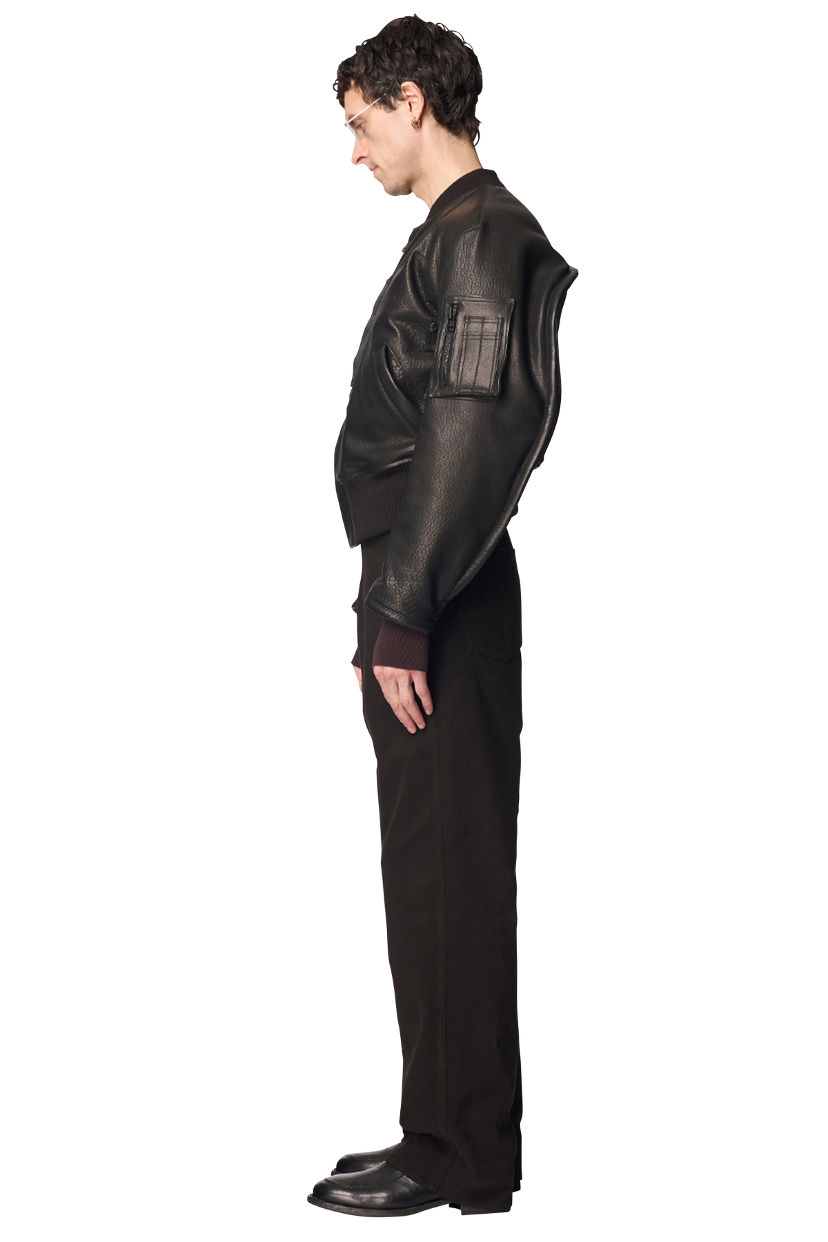 TORQUED FLIGHT JACKET / BUFFALO LEATHER