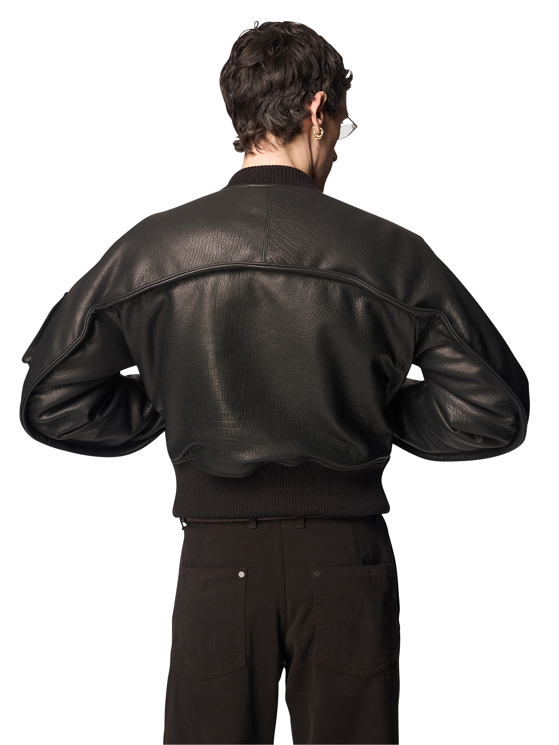 TORQUED FLIGHT JACKET / BUFFALO LEATHER